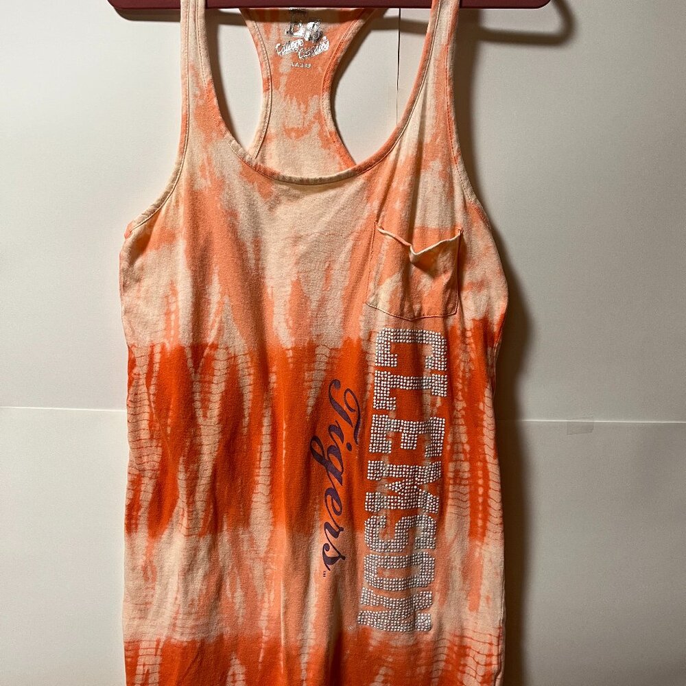 Clemson Womans Racerback Thin T-shirt Dress Swim Cover Size Large